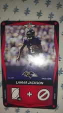 2025 Uno Elite - Lamar Jackson #089 Red Core Baltimore Ravens NFL NM