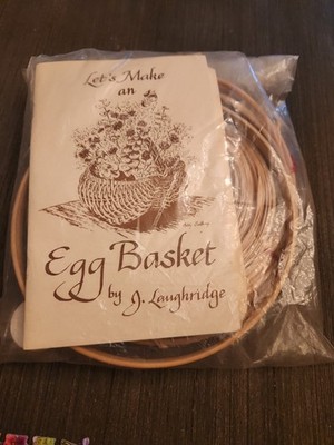 Vintage Lets Make An Egg Basket Craft By J. Laughridge