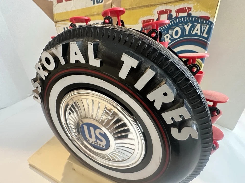 1964 U.S. Royal Giant Tire Mechanical Souvenir Toy Of The N.Y. Worlds Fair WORKS - Image 2 of 4