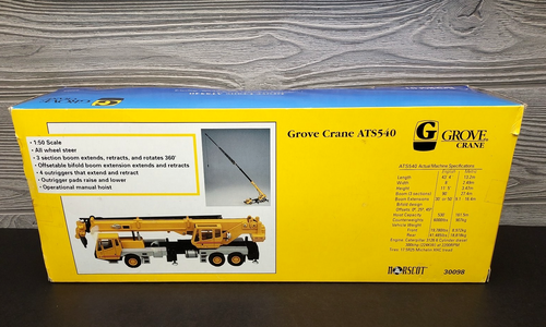 Norscot Grove Crane ATS540 Die-Cast 1:50 Scale 30098 HTF!! - Picture 4 of 5