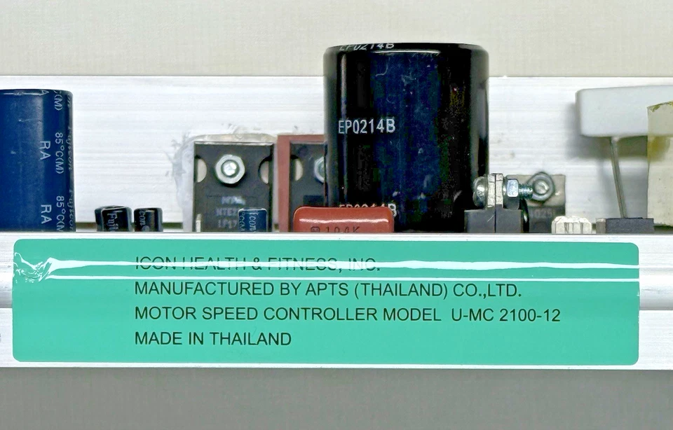 Treadmill motor Controller MC2100-12  Rev 5 FOR parts Only. PROFORM 530X - Image 2 of 4