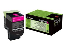 Lexmark 80C2XME 4000 Pages Magenta 1pc Compatible Genuine Toner Unit