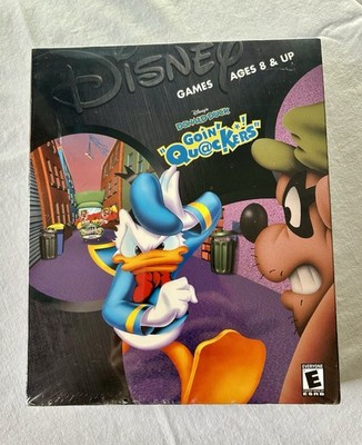 Disney s Donald Duck: Goin  Quackers (PC Game, 2000) New Sealed Box ￼