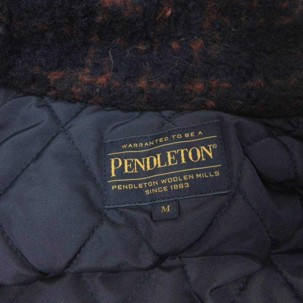 Pendleton Quilt Lining Check Jacket Coverall Fill… - image 6
