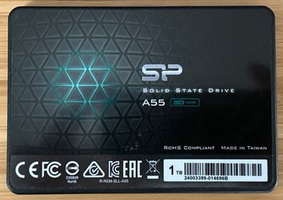Silicon Power SPCC A55 1TB 2.5'' 6Gb/s SATA SSD LOW WRITE CDI INCL. (100% Health)