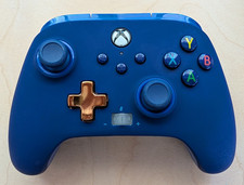 PowerA ENHANCED Wired Xbox Controller Midnight Blue  Gold - 2M Cable