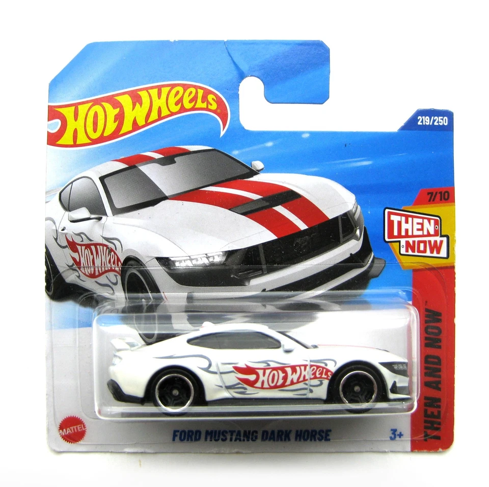 Hot Wheels Ford Mustang Dark Horse HW Then and Now weiß 1:64 - Bild 1 von 1