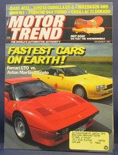 Motor Trend Magazine Dec 1987 Ferrari 288 Gto Aston Martin Zagato Wienermobile Motor Trend Magazine Dec 1987 Ferrari 288 Gto Aston Martin Zagato Wienermobile
