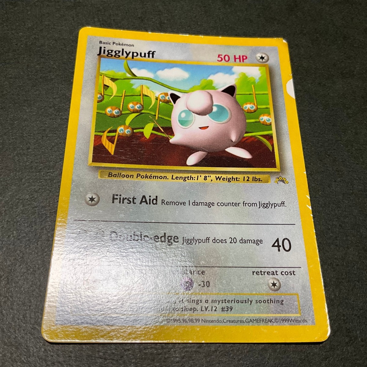 Jigglypuff CoroCoro English promo Gray Star Glossy Japanese