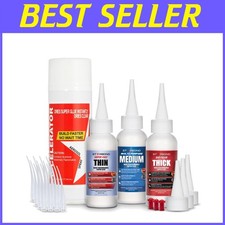 All-in-One Cyanoacrylate Glue Bundle - 3 Types  Accelerator