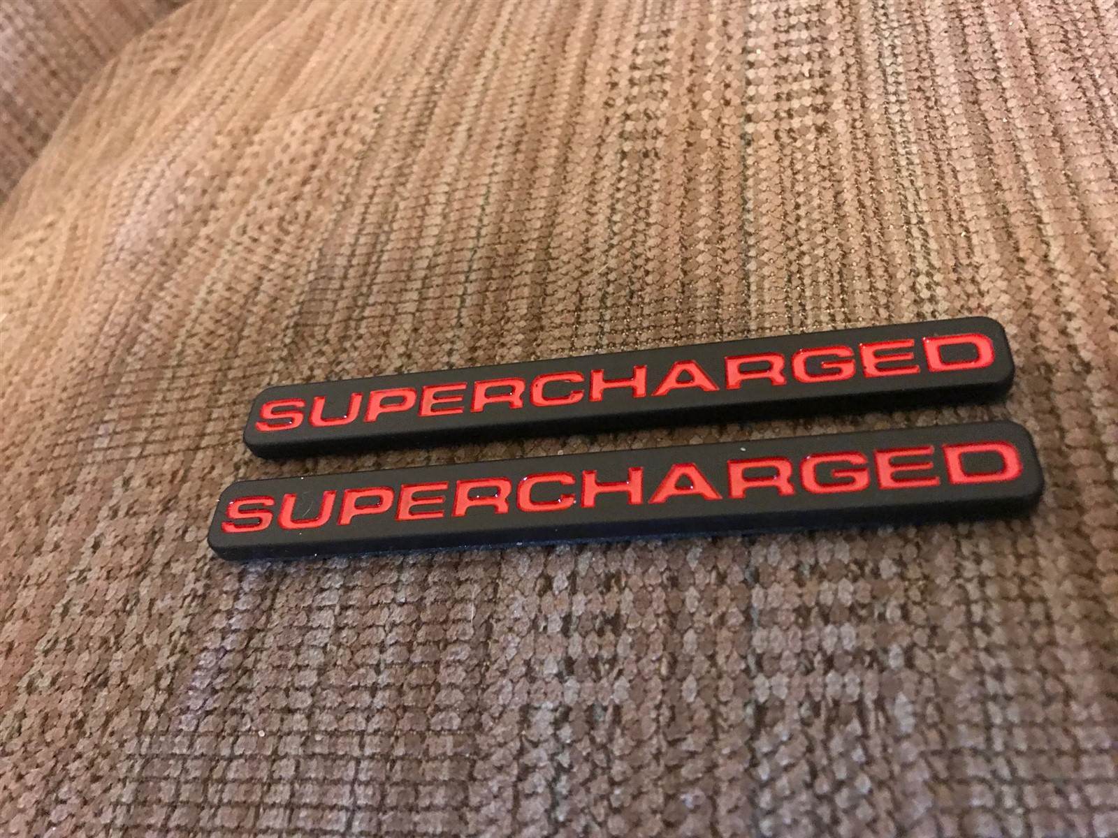 SUPERCHARGED CORVETTE MUSTANG ROUSH SALEEN VORTEC CHALLENGER EMBLEMS