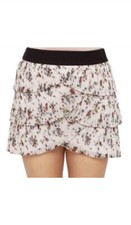 Ted Baker London Rose Bug Soft Pleated Skirt Ladybugs Flowers, butterflies SZ 1
