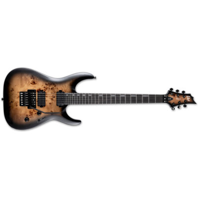 ESP LTD H-1001FR Burled Poplar Black Natural Burst Electric Guitar +Free Gig Bag