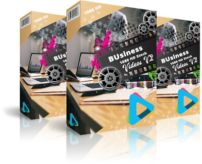 HD (1080) Royalty Free Stock Footage Videos ''Business'' on DvD-Rom
