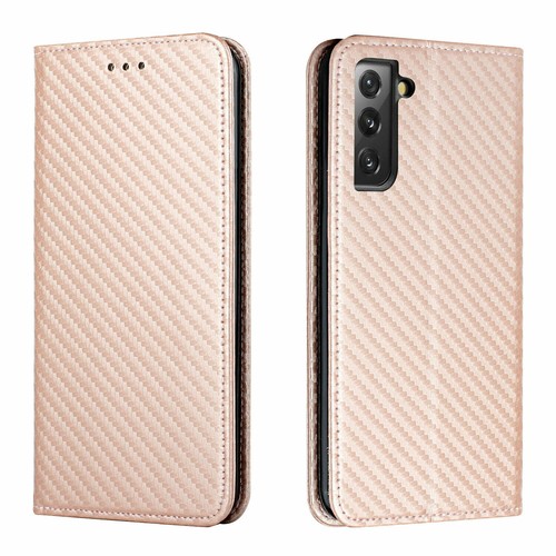 Flip Carbon Fiber Pattern Phone Case For Samsung S20 S21 S22 S23 Ultra Note 20 - Picture 47 of 55