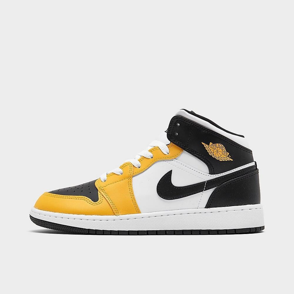 NIB Big Kid GS Nike Air Jordan 1 Mid DQ8423 701 Yellow Ochre