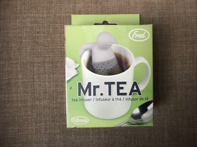Fred Mr. Tea Novelty Soft Molded Silicone Loose Leaf Infuser NEW In BOX