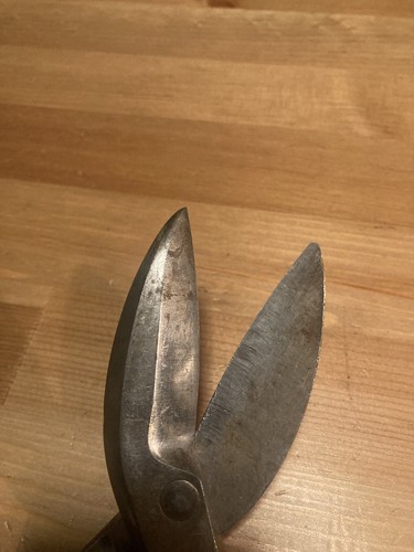 Cresent Tool Co S 410 Sheet Metal Tin Snips Shears Jamestown USA - Foto 5 di 5