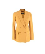 Loro Piana Women's Yellow Wool Blazer It40/uk8