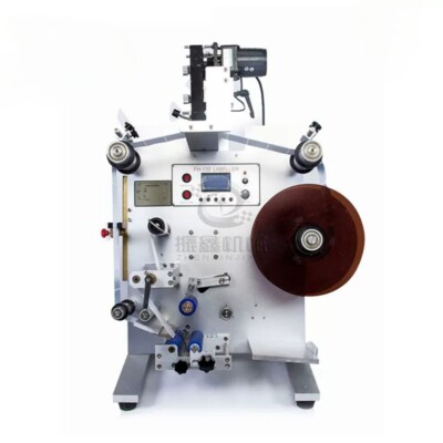 ノン ZX-130Semi-automatic Round Bottle Labeling Machine Glass
