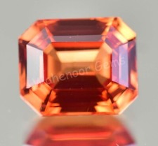 4.50 Ct Natural Mandarin Orange Spessartite Garnet Namibia Gemstone Certified