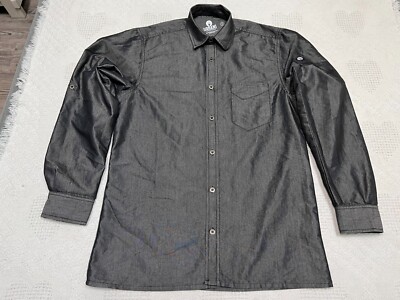 Chef Works Cooking Shirt Urban Collection Gray Men's S Small