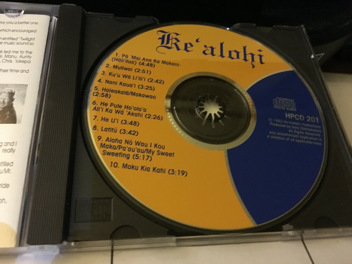 KE'ALOHI - Ke`alohi SIGNED/AUTOGRAPHED ORIGINAL HAWAIIAN CD, 1992