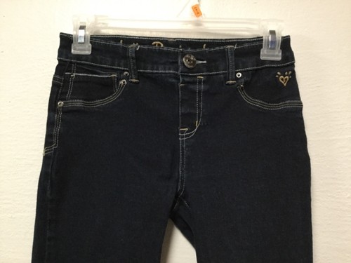 Justice Girls Jeans Size 14 Regular Blue Simply Low Jegging Stylish Pockets 174 - Picture 2 of 8