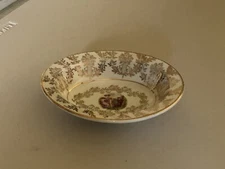 VTG O.P.CO SYRACUSE CHINA GRECIAN SCENE OVAL TRINKET SOAP CARD DISH 22K GOLD