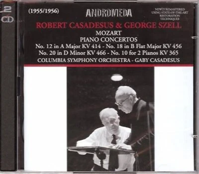 Mozart: Piano Concertos - Robert Casadesus, George Szell, Gaby Casadesus  - 2 CD - Bild 1 von 2