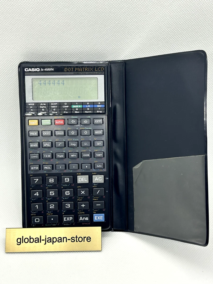 Casio Fx 4500PA Dot Matrix Lcd Scientific Program Function