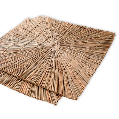 Soeji   VARNA Tischset Platzset 36x36 cm Seegras Untersetzer (2er-/4er-/6er-Set)