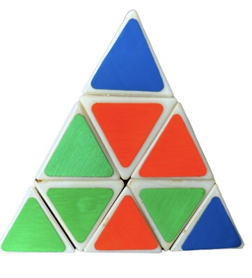 Pyraminx Pyramid Twist  Puzzle By Tony 1981  Retro Vintage Toy Game Brain Teaser