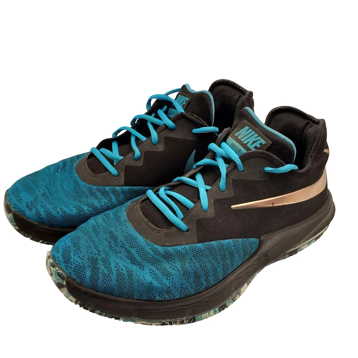 Nike Air Max Infuriate 3 Low Black Blue for Sale | Authenticity