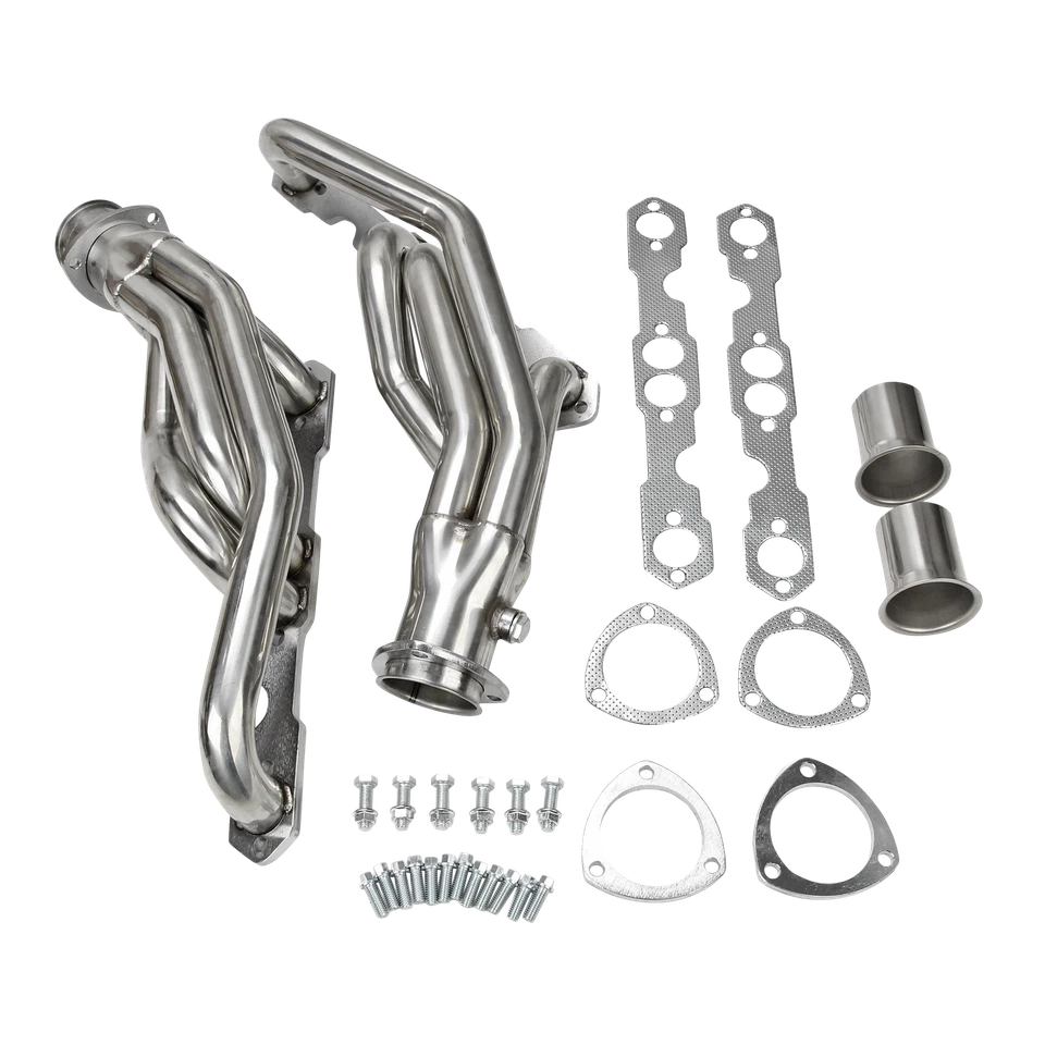 For 1988-1997 Chevy/GMC C/K 5.0L/5.7L V8 Pickup Turbo Exhaust Header Stainless - Image 2 of 4