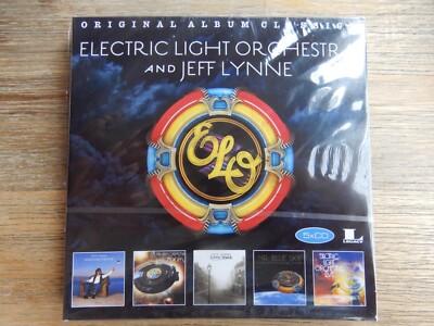 ELECTRIC LIGHT ORCHESTRA JEFF LYNNE ELO 5 CD BOX ORIGINAL ALBUM CLASSICS NEU OVP