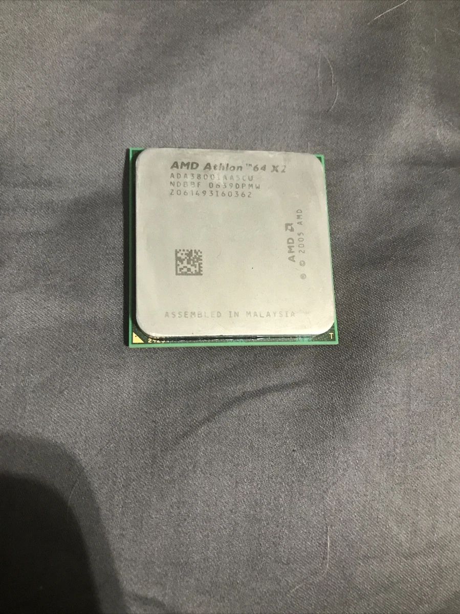 Processeur AMD Athlon 64 X2 3600+ Socket AM2 - 2 Cœurs, 2 GHz, Occasion Testé