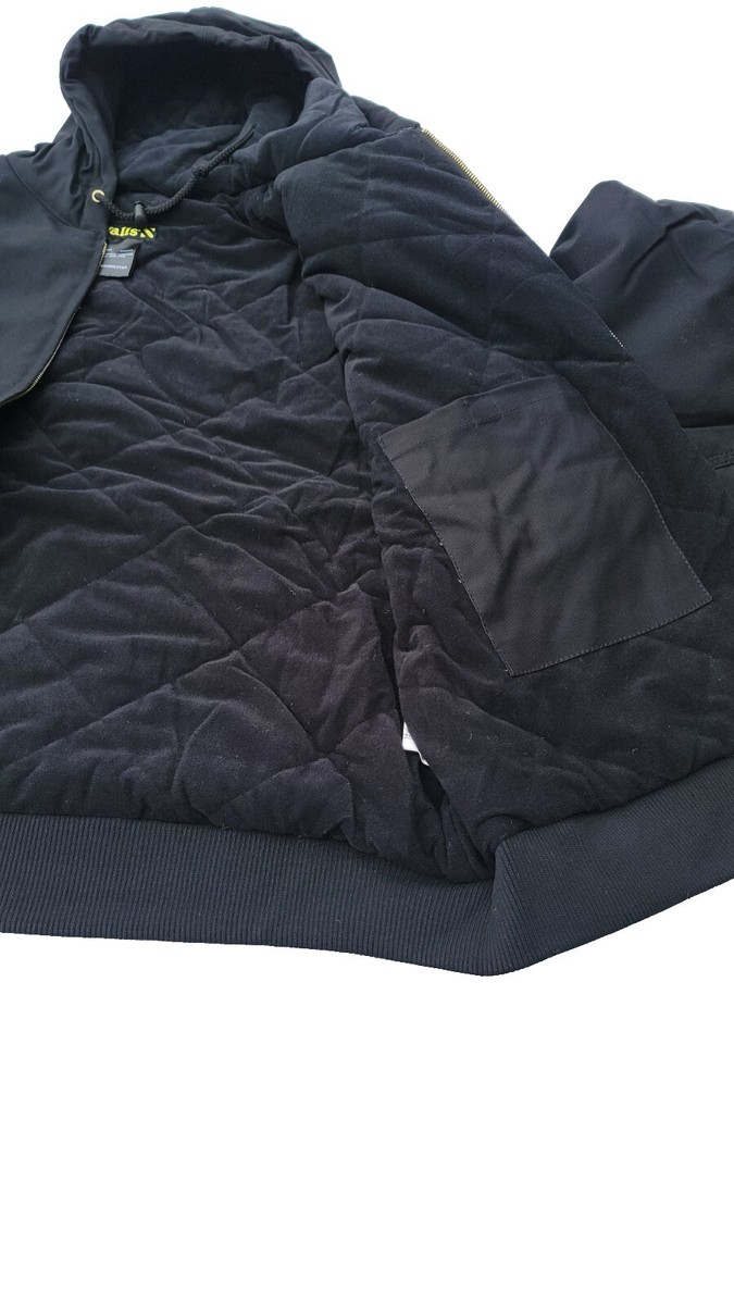 Walls Men's Insulated Flex Duck Hooded Jacket. Black. 2XL. Chest