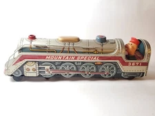 Vintage Modern Toys Mountain Special Express Train Engine 3671 Japan Tin Litho