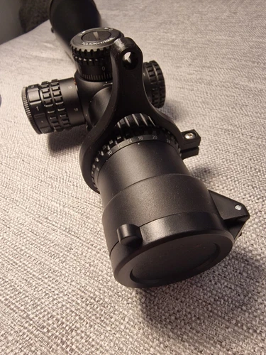 3D-printed rifle scope throw lever