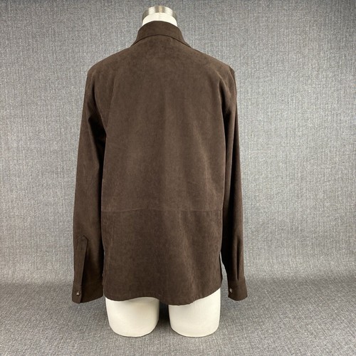 Talbots Petites Brown Button Up Shirt Size 8 - Picture 4 of 8
