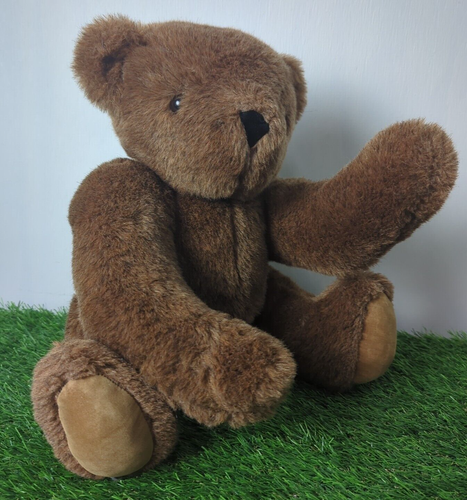 Friend For Life Vermont Teddybär von 1984 bewegt Kopf Beine Arme