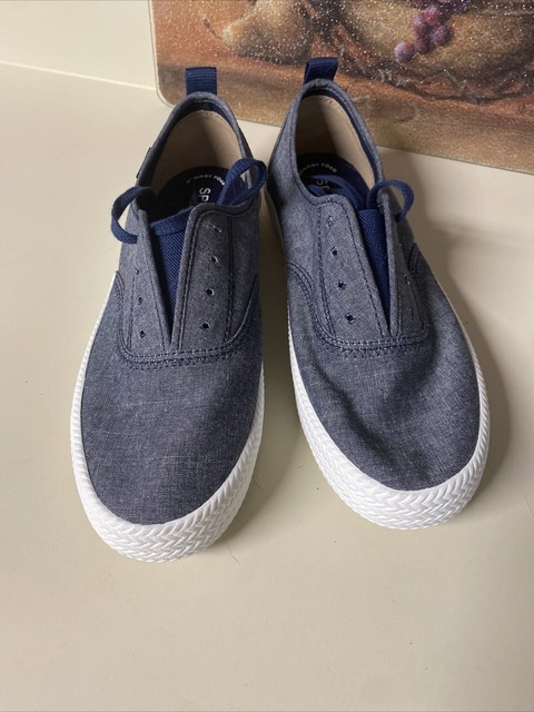 navy blue slip on sneakers womens