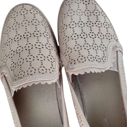 Nautica Sunchaser Shoes Womens 7.5 Pink Loafer Perforated Slip On - Picture 6 of 10