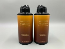 Bath Body Works Whiskey Reserve Men's Collection Body Spray Set of 2 554A