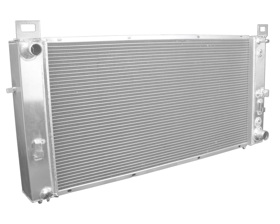 2Rows For Hummer H2 V8 (No Engine Oil Cooler) Aluminum Radiator 2003-2009 Foto 4 de 4