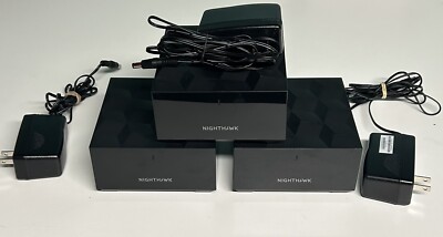 3x NETGEAR Nighthawk Wi-Fi 6 System 2-MS60 & 1-MR60 UNTESTED