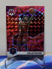 2020-21 Panini MOSAIC Basketball COLLIN SEXTON #85 REACTIVE RED PRIZM