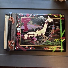 Japan Korea 1950s Photo Album With Newspaper Clipping And 3 Post Cards. 