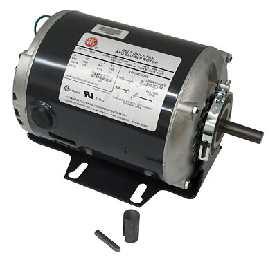 #ad 48 Frame Belt Drive Fan amp; Blower Motor 1 2 HP 115V 1725 RPM 1.5quot; Shaft 8200 $219.95